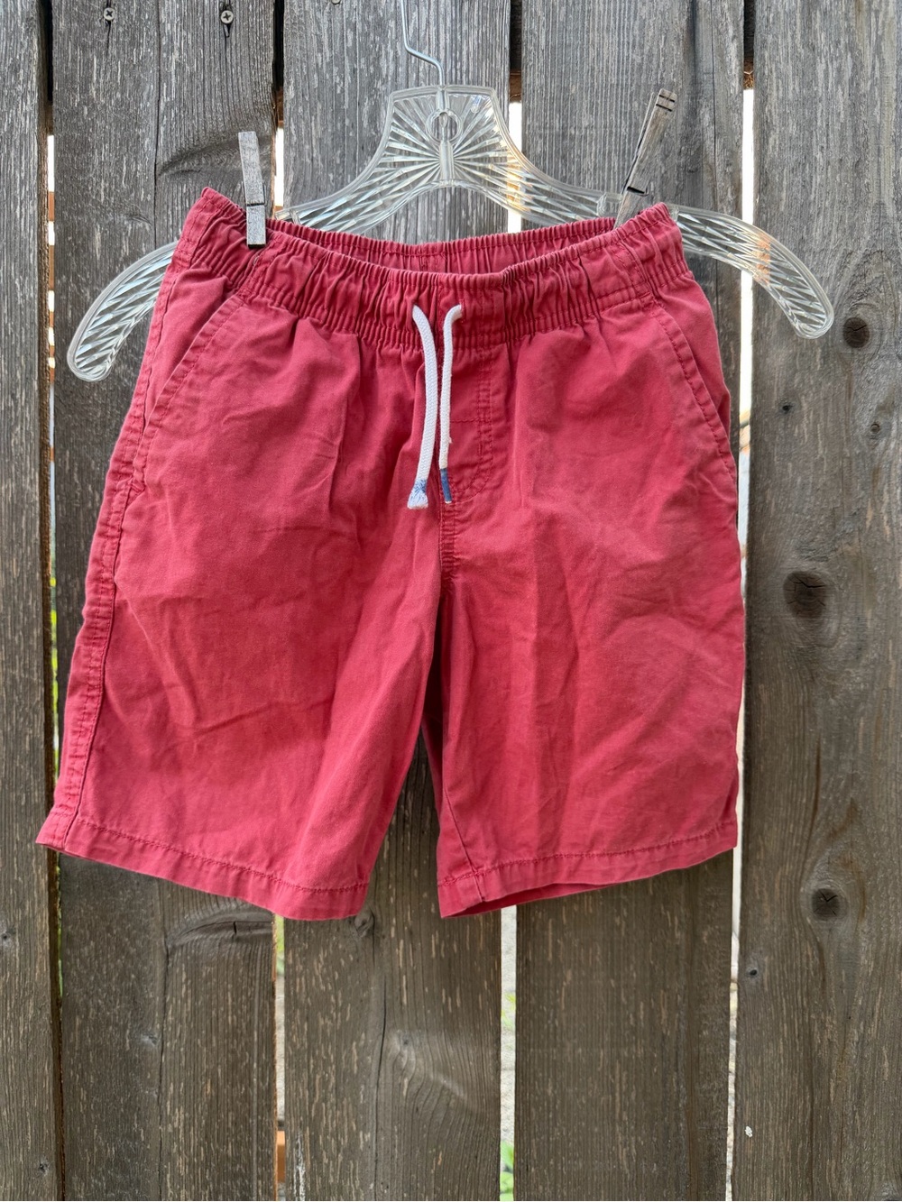 Size 6/7 Cat & Jack Red Drawstring Casual Shorts